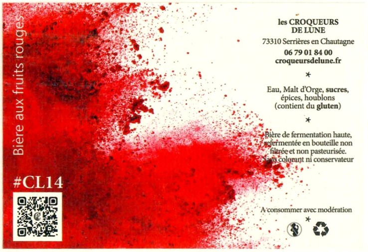 Etiquette BRASSERIE LES CROQUEURS DE LUNE 22