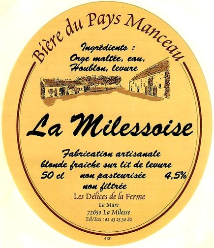 Etiquette BRASSERIE LES DELICES DE LA FERME 01
