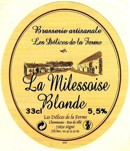 Etiquette BRASSERIE LES DELICES DE LA FERME 06