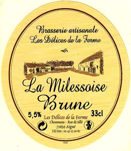 Etiquette BRASSERIE LES DELICES DE LA FERME 08