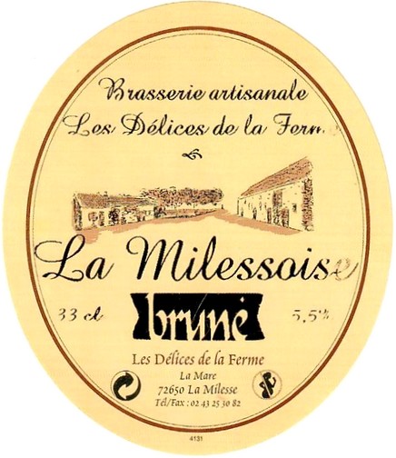 Etiquette BRASSERIE LES DELICES DE LA FERME 17