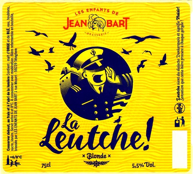 etiquette BRASSERIE LES ENFANTS DE JEAN BART 01