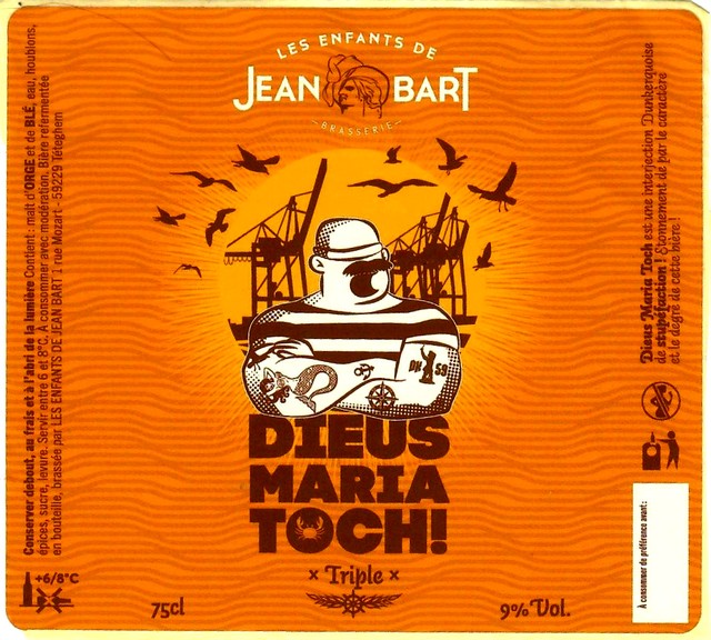 etiquette BRASSERIE LES ENFANTS DE JEAN BART 02