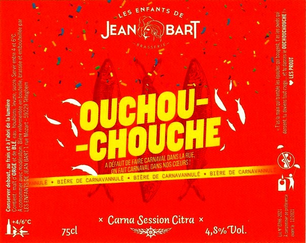 etiquette BRASSERIE LES ENFANTS DE JEAN BART 10