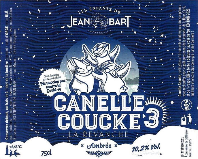 Etiquette BRASSERIE LES ENFANTS DE JEAN BART 11