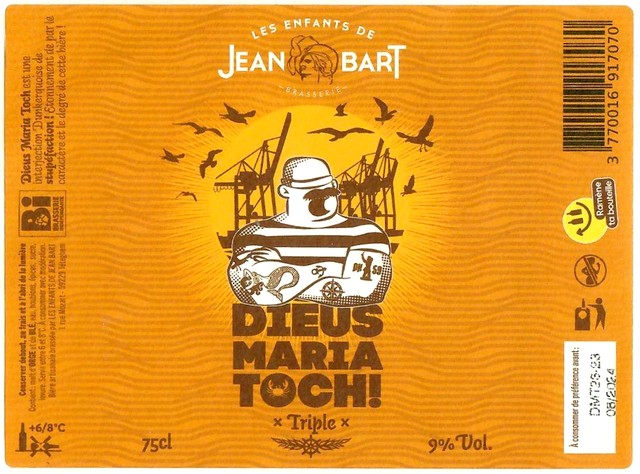 Etiquette BRASSERIE LES ENFANTS DE JEAN BART 25