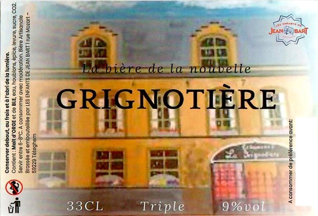 Etiquette BRASSERIE LES ENFANTS DE JEAN BART 27