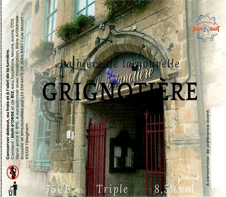 Etiquette BRASSERIE LES ENFANTS DE JEAN BART 28