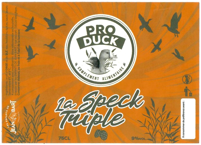 Etiquette BRASSERIE LES ENFANTS DE JEAN BART 33