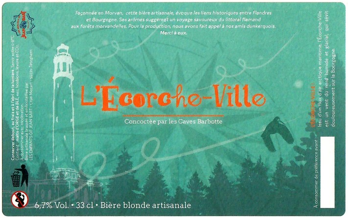 Etiquette BRASSERIE LES ENFANTS DE JEAN BART 37