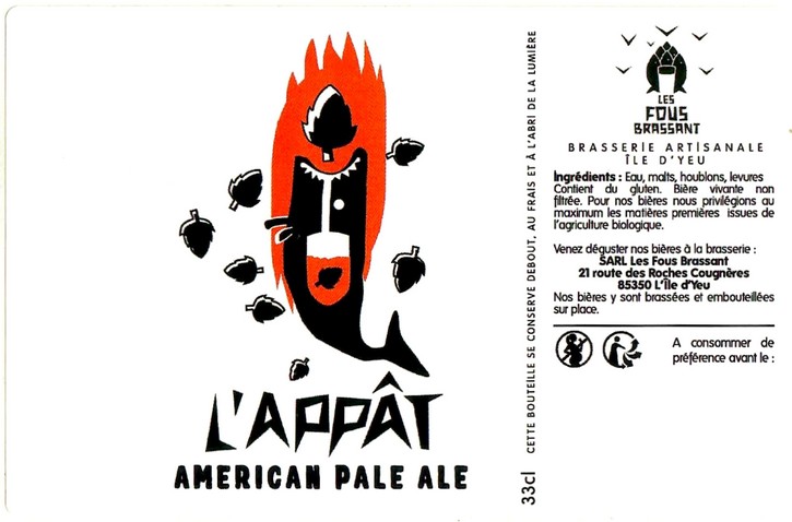 Etiquette BRASSERIE LES FOUS BRASSANT 09