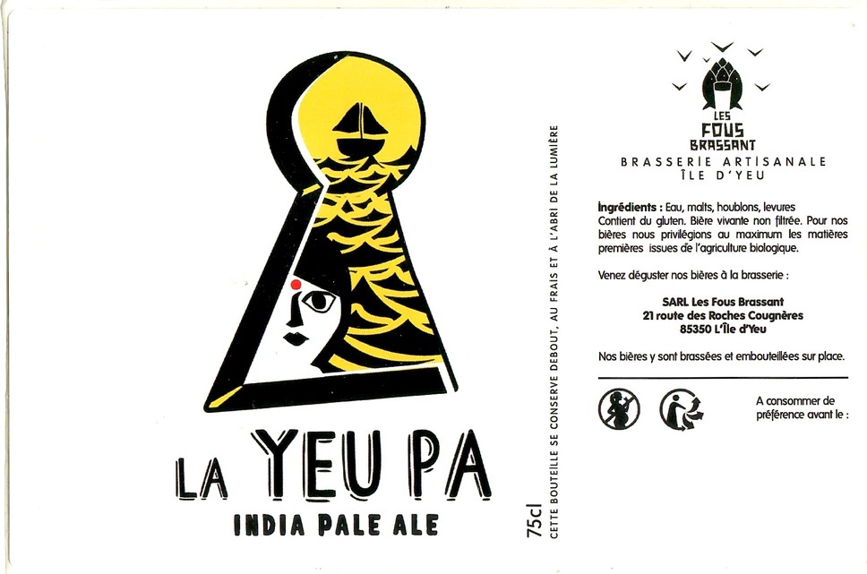 Etiquette BRASSERIE LES FOUS BRASSANT 11