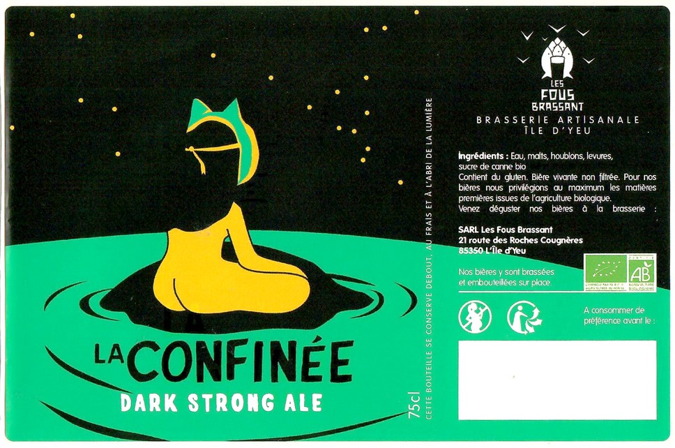 Etiquette BRASSERIE LES FOUS BRASSANT 13