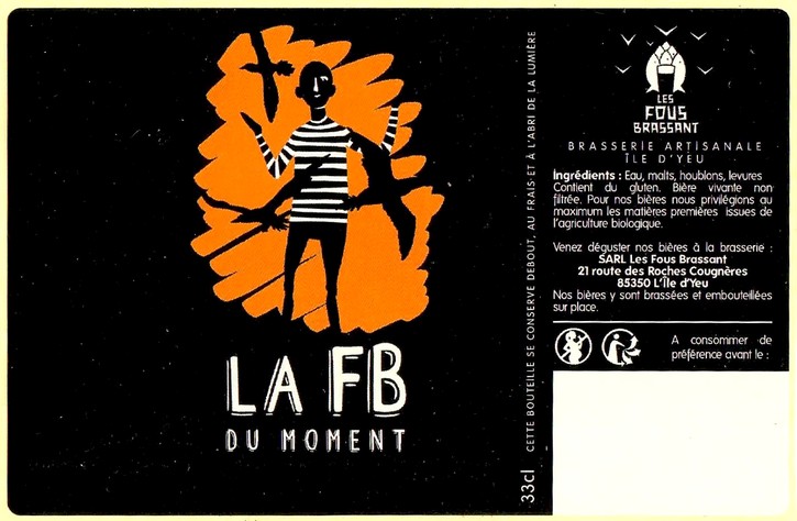 Etiquette BRASSERIE LES FOUS BRASSANT 22