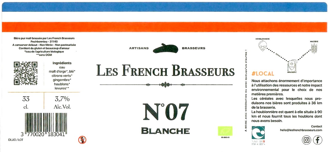 Etiquette BRASSERIE LES FRENCH BRASSEURS 05