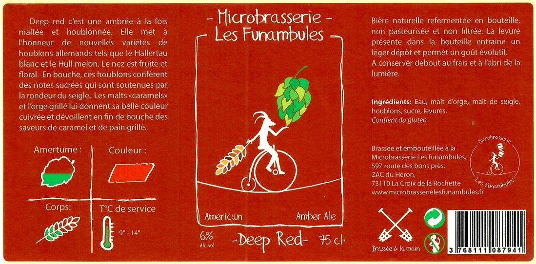 Etiquette BRASSERIE LES FUNAMBULES 02