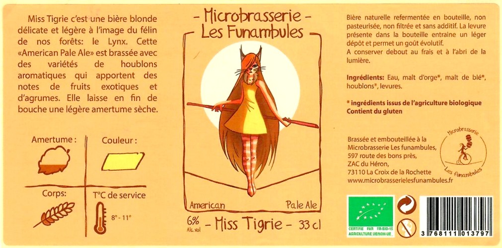 Etiquette BRASSERIE LES FUNAMBULES 04