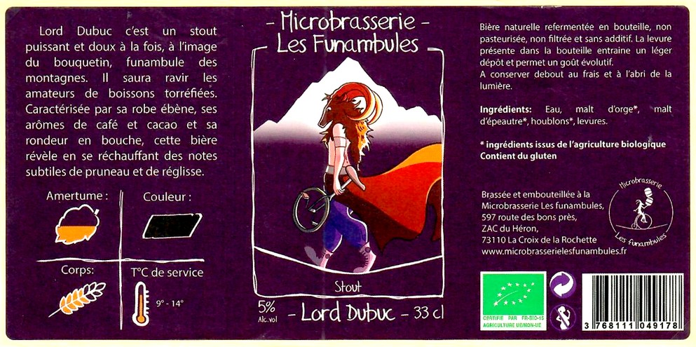 Etiquette BRASSERIE LES FUNAMBULES 05