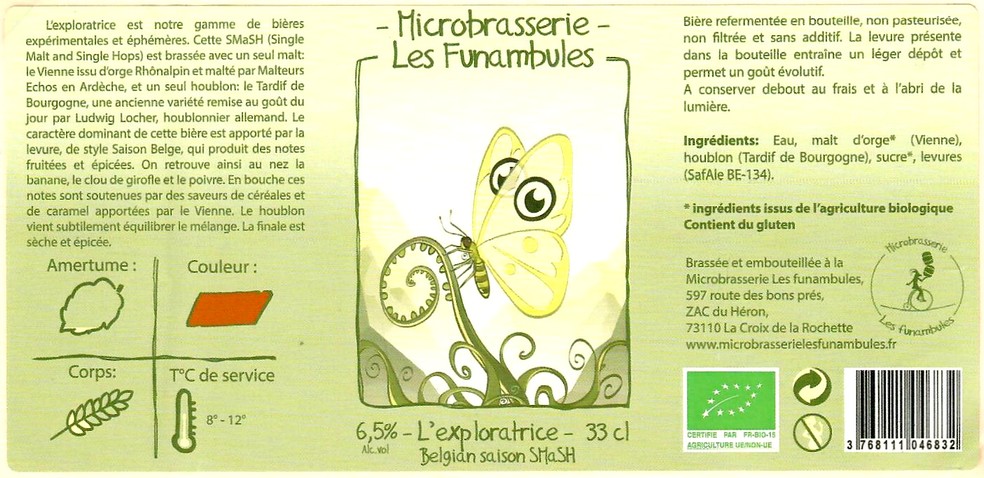 Etiquette BRASSERIE LES FUNAMBULES 08