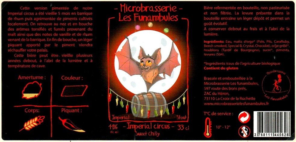 Etiquette BRASSERIE LES FUNAMBULES 10