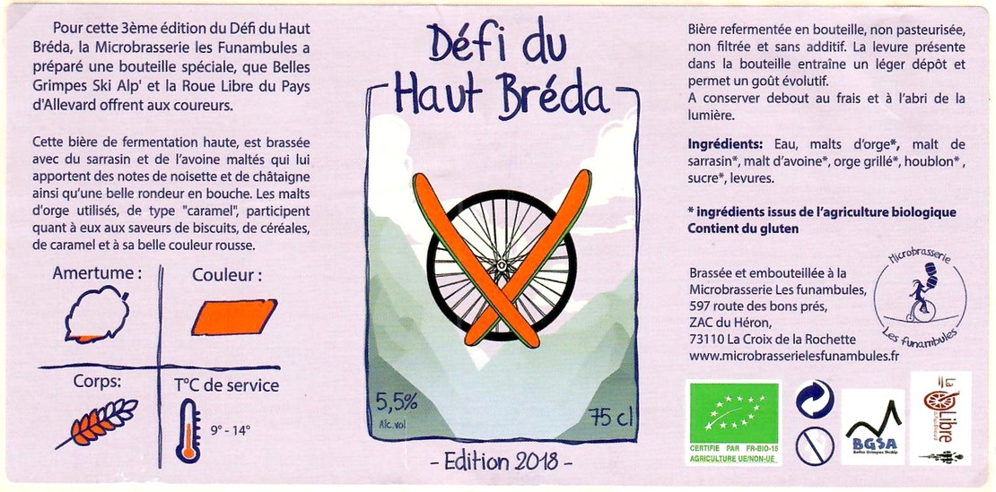 Etiquette BRASSERIE LES FUNAMBULES 15