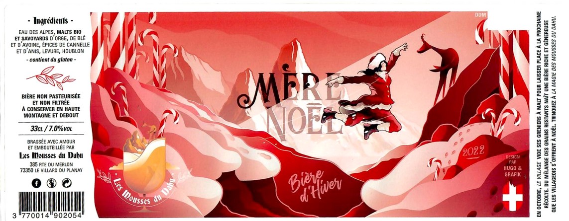 Etiquette BRASSERIE LES MOUSSES DU DAHU 02