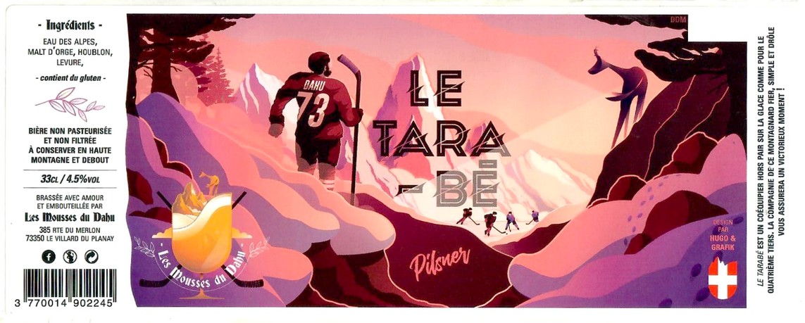 Etiquette BRASSERIE LES MOUSSES DU DAHU 03