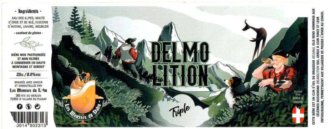 Etiquette BRASSERIE LES MOUSSES DU DAHU 04