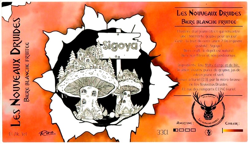 Etiquette BRASSERIE LES NOUVEAUX DRUIDES 04