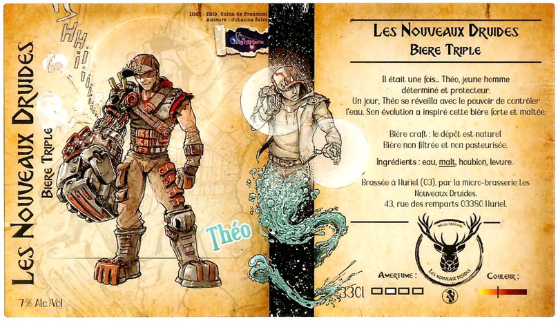 Etiquette BRASSERIE LES NOUVEAUX DRUIDES 06