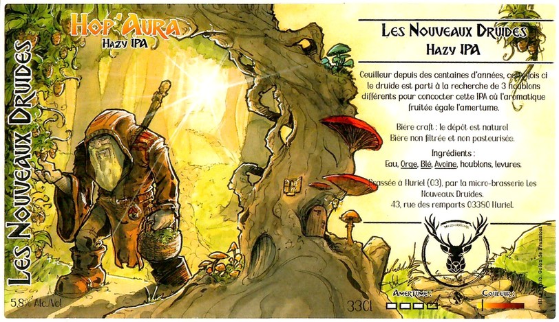 Etiquette BRASSERIE LES NOUVEAUX DRUIDES 09