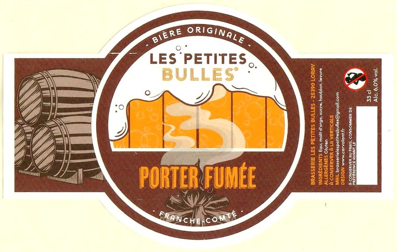 Etiquette BRASSERIE LES PETITES BULLES 01