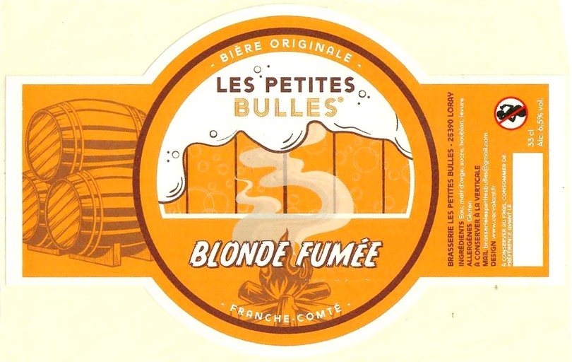 Etiquette BRASSERIE LES PETITES BULLES 04