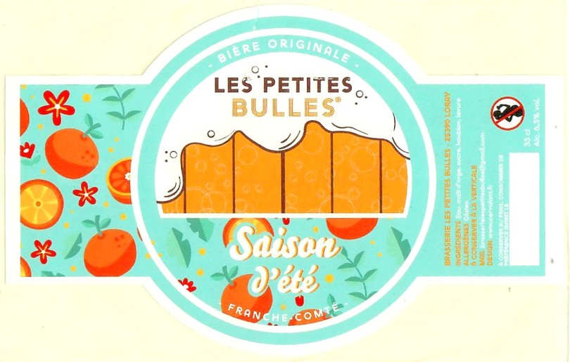 Etiquette BRASSERIE LES PETITES BULLES 05