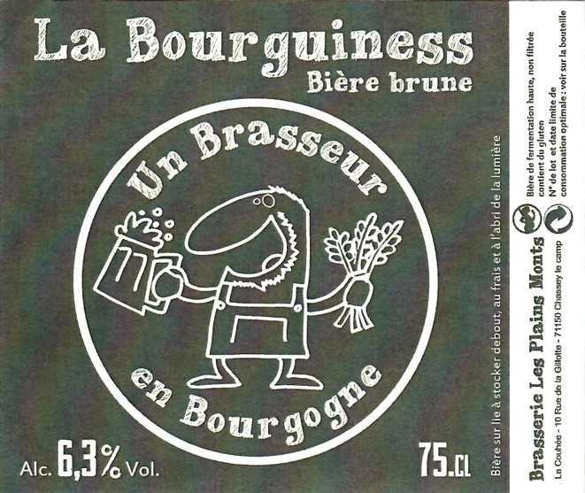 Etiquette BRASSERIE LES PLAINS MONTS 01