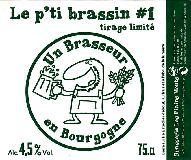Etiquette BRASSERIE LES PLAINS MONTS 04