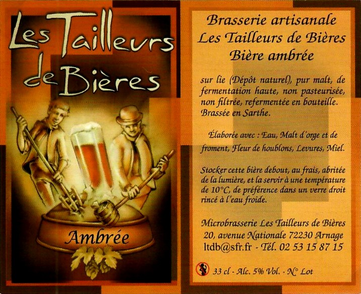 Etiquette BRASSERIE LES TAILLEURS DE BIERES 05