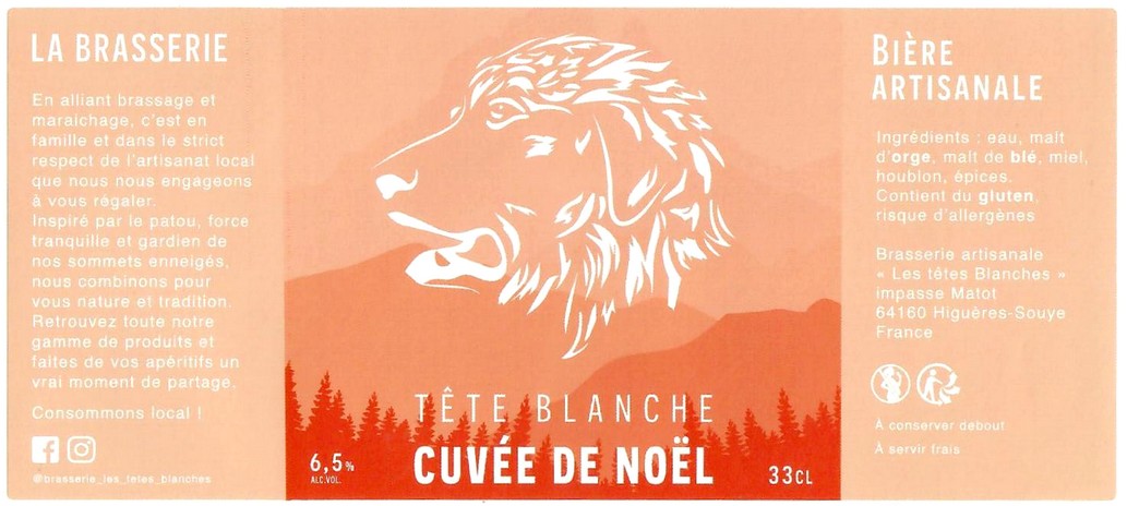 Etiquette BRASSERIE LES TETES BLANCHES 04