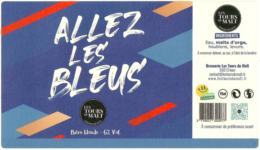 Etiquette BRASSERIE LES TOURS DU MALT 22