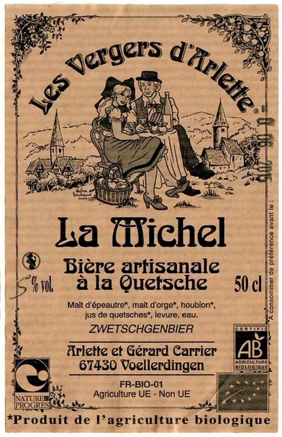 Etiquette BRASSERIE LES VERGERS D'ARLETTE 08