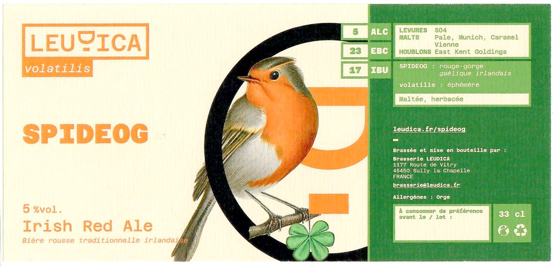 Etiquette BRASSERIE LEUDICA 03