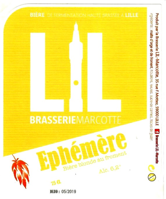 etiquette BRASSERIE LIL 11