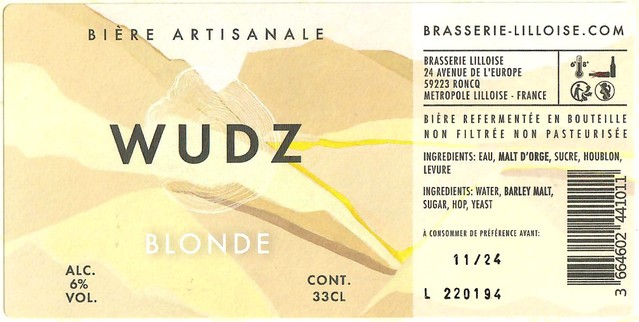 Etiquette BRASSERIE LILLOISE 28