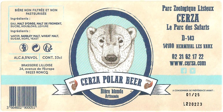 Etiquette BRASSERIE LILLOISE 33