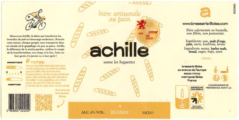Etiquette BRASSERIE LILLOISE 37