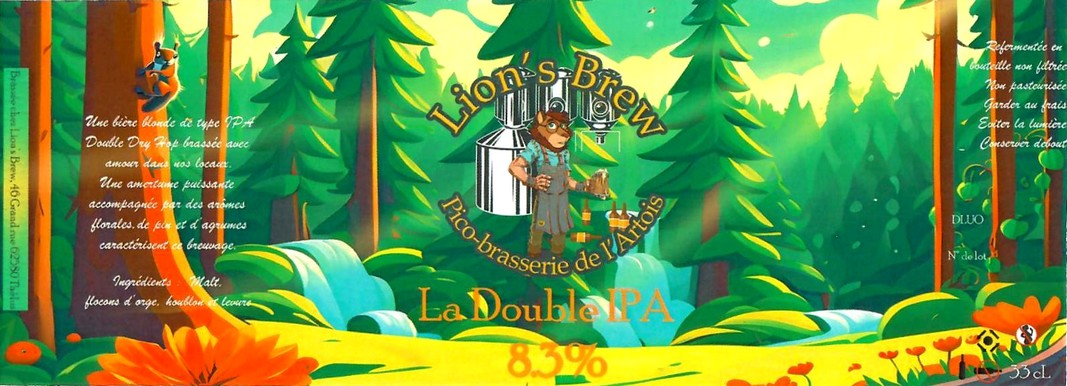 Etiquette BRASSERIE LION'S BREW 04