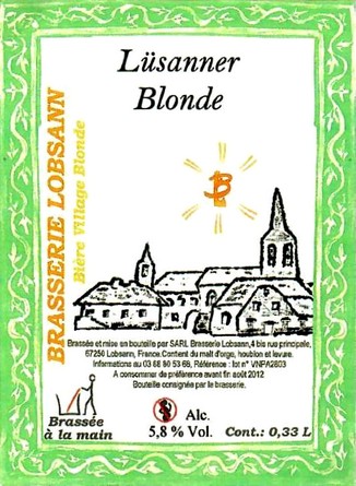 etiquette BRASSERIE LOBSANN 07