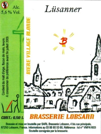 etiquette BRASSERIE LOBSANN 08