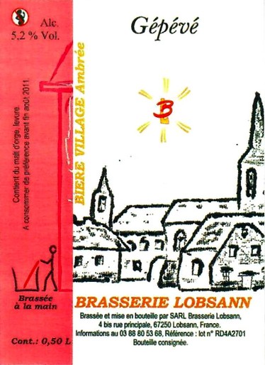 etiquette BRASSERIE LOBSANN 10