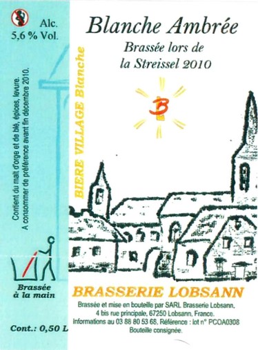 etiquette BRASSERIE LOBSANN 112